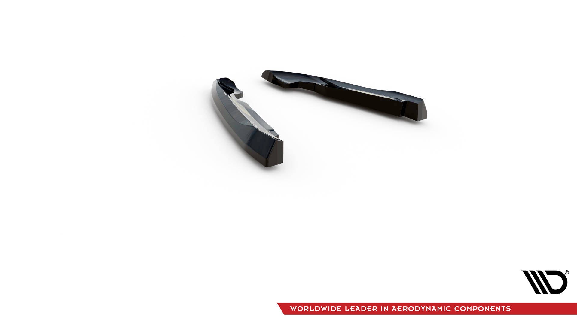 Maxton Design Heck Ansatz Flaps Diffusor V.2 passend für Ford Edge Mk2 schwarz Hochglanz
