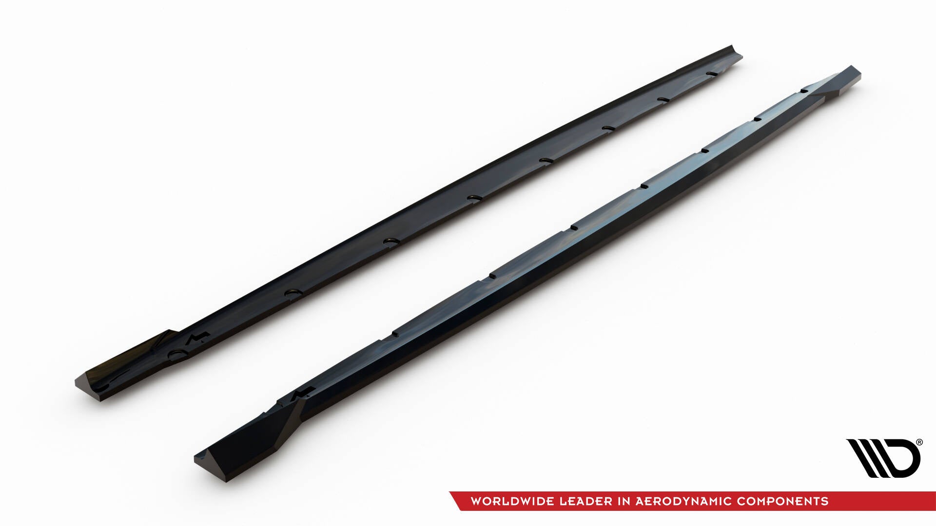 Maxton Design Street+ Seitenschweller Leisten passend für V.3 passend für BMW 1er M-Paket F70 schwarz Hochglanz
