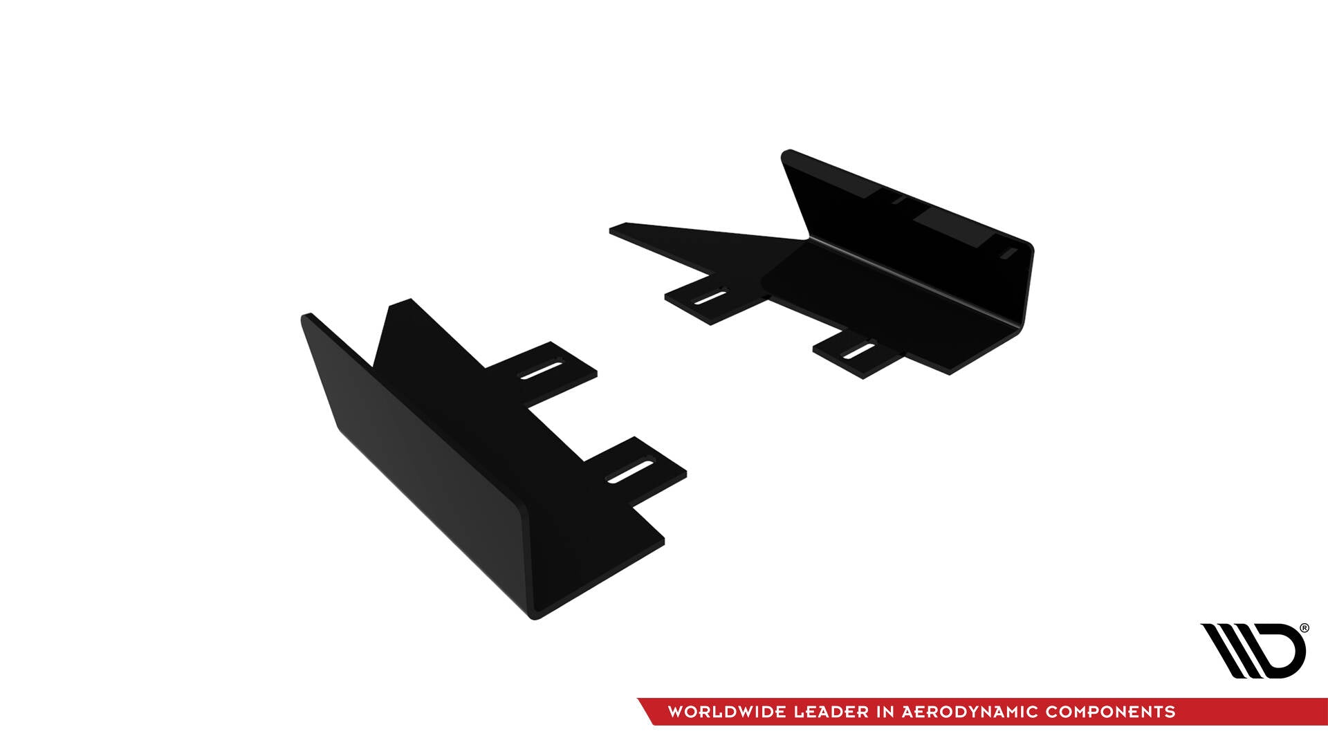 Maxton Design Hintere Seiten Flaps passend für Audi S5 / A5 S-Line Coupe / Cabriolet 8T schwarz Hochglanz