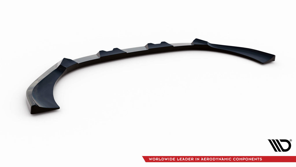 Maxton Design Street+ Spoilerlippe Front Ansatz V.1 passend für Mercedes-AMG GLB 35 / AMG-Line X247 schwarz Hochglanz
