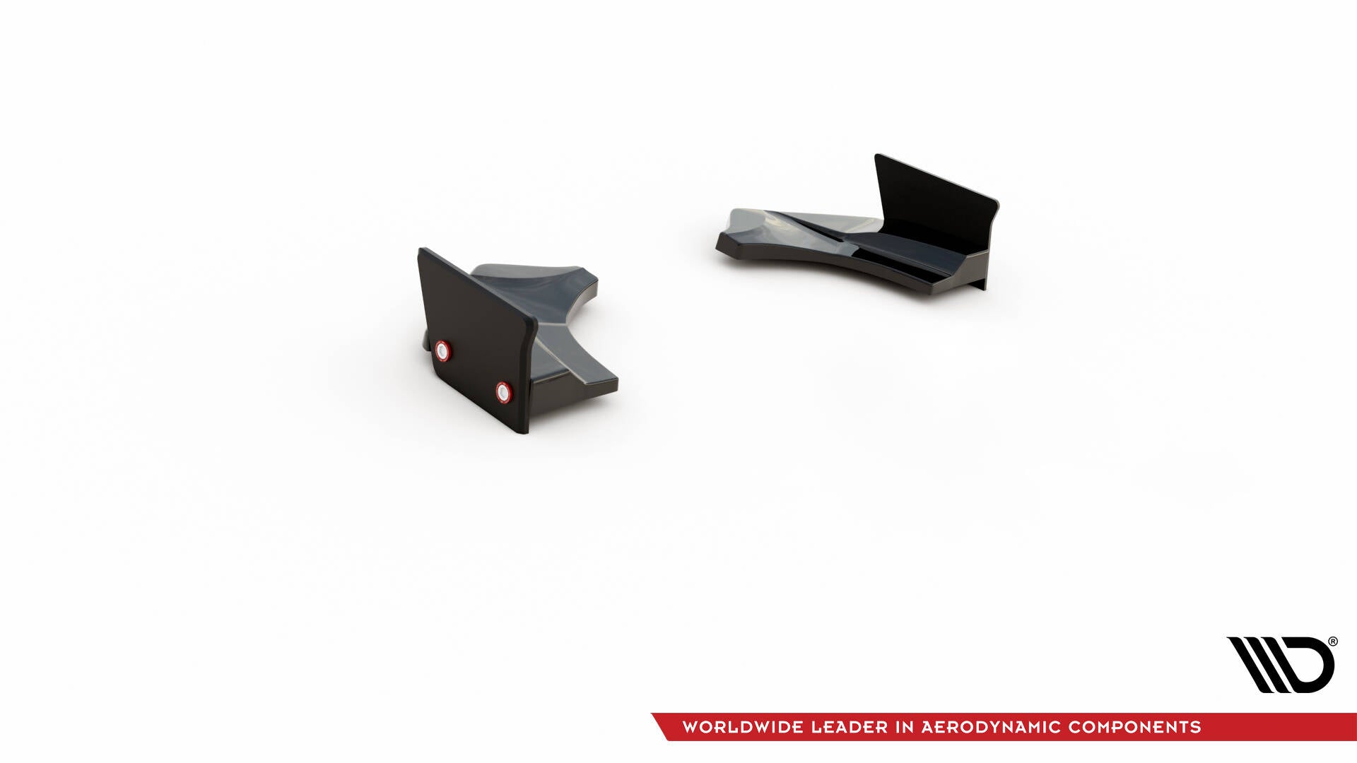 Maxton Design Heck Ansatz Flaps Diffusor passend für V.4 + Flaps Ford Fiesta ST Mk8