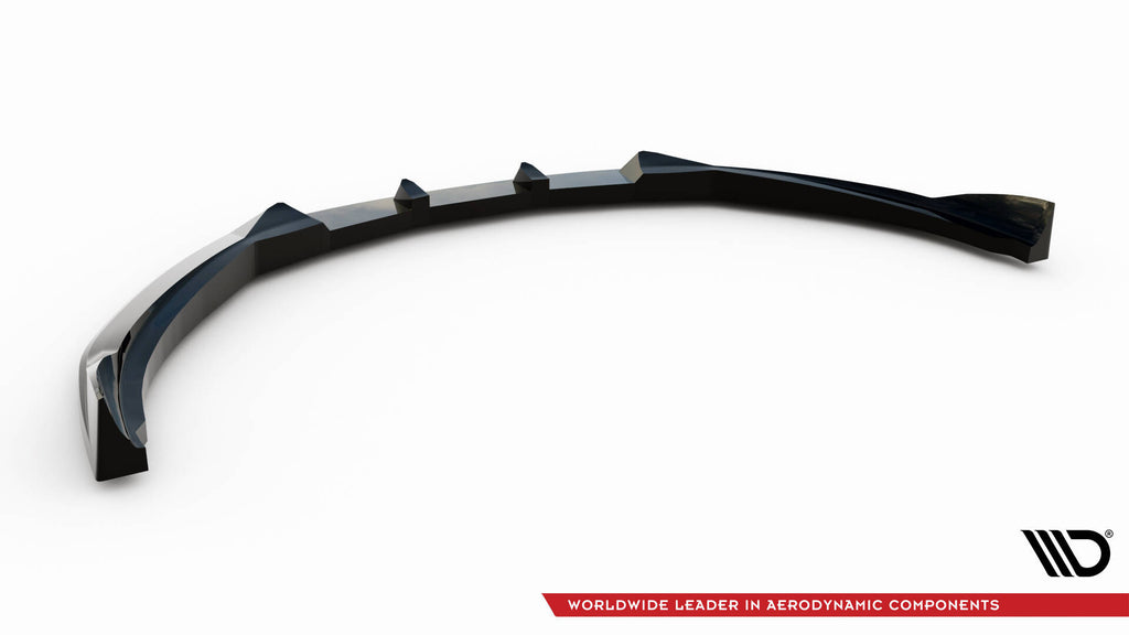 Maxton Design Street+ Spoilerlippe Front Ansatz passend für Volvo S80 Mk2 schwarz Hochglanz
