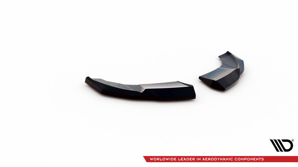 Maxton Design Heck Ansatz Flaps Diffusor V.1 passend für Audi TT S-Line 8S schwarz Hochglanz