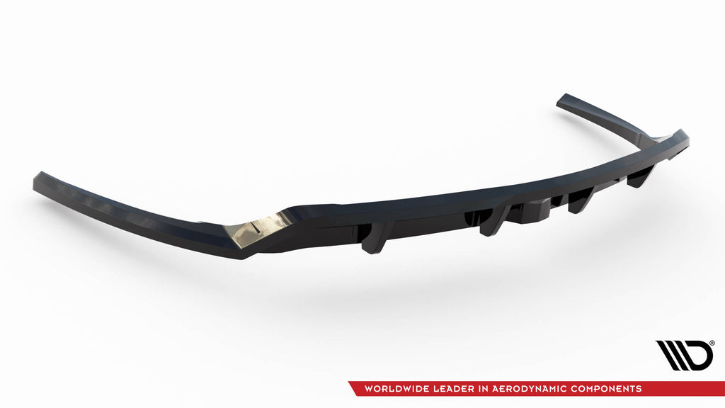 Maxton Design Street+ Mittlerer Diffusor RACE passend für Land Rover Discovery HSE Mk5 schwarz Hochglanz