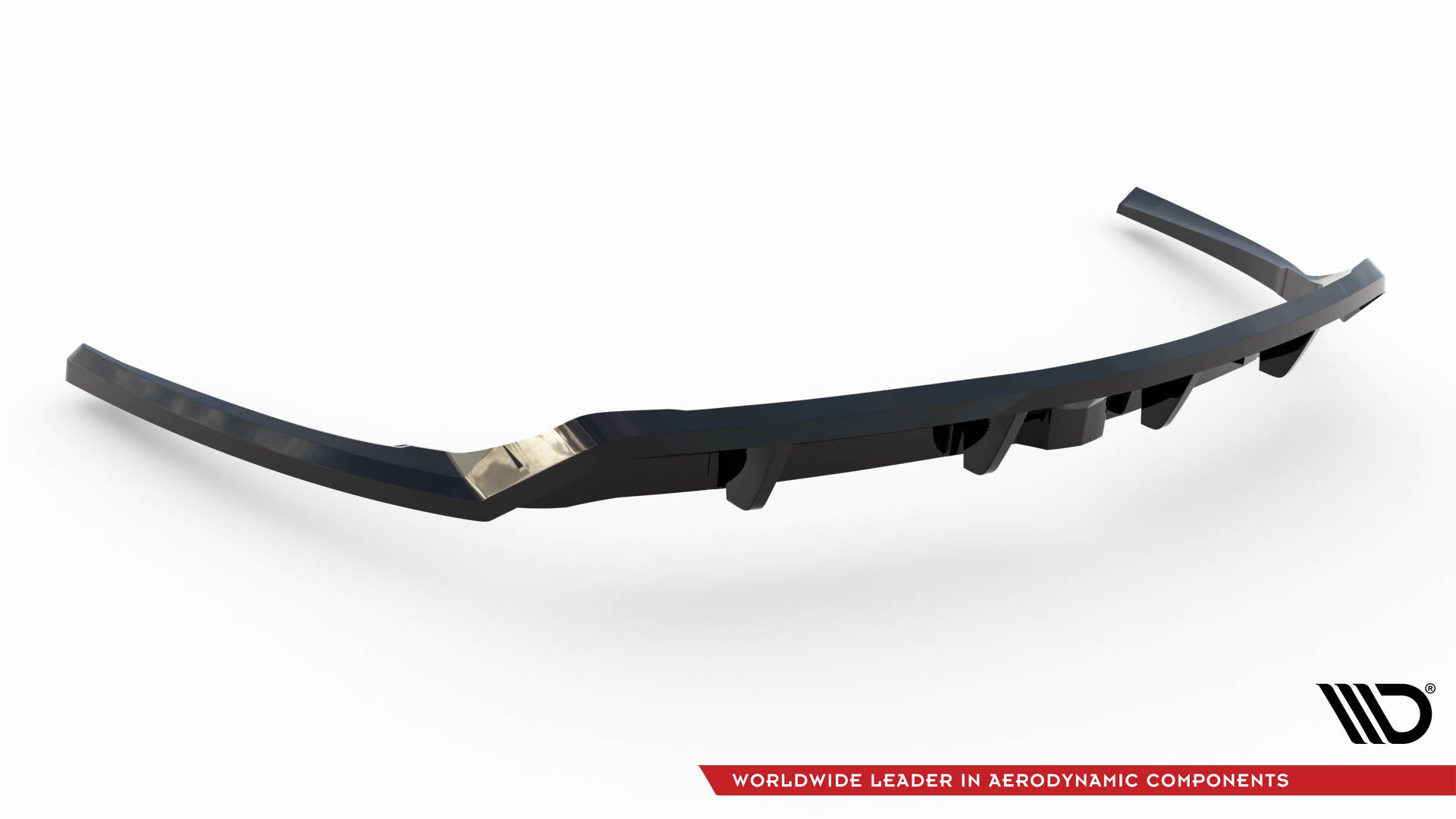 Maxton Design Street+ Mittlerer Diffusor RACE passend für Land Rover Discovery HSE Mk5 schwarz Hochglanz