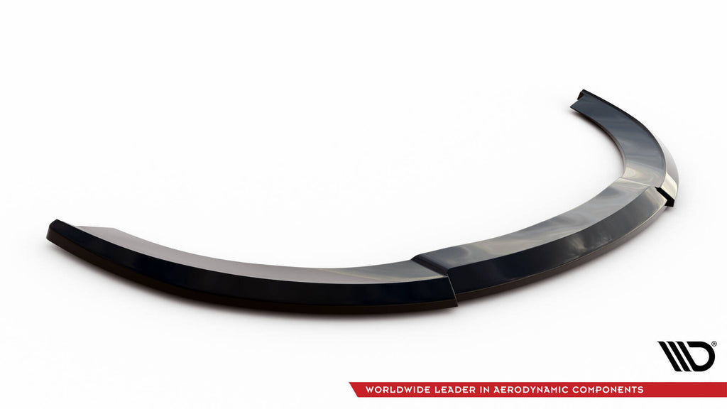 Maxton Design Street+ Spoilerlippe Front Ansatz V.1 passend für Audi A7 C7 schwarz Hochglanz