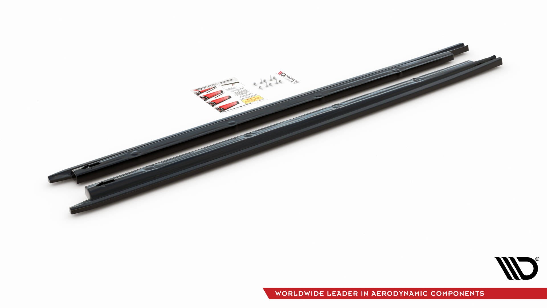 Maxton Design Street+ Seitenschweller Leisten passend für V.1 passend für Seat Ibiza FR/ Standard Mk5 schwarz Hochglanz