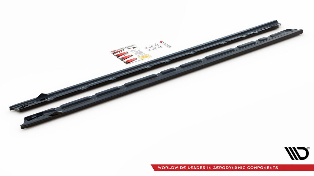 Maxton Design Street+ Seitenschweller Leisten passend für Opel Insignia Mk2 schwarz Hochglanz