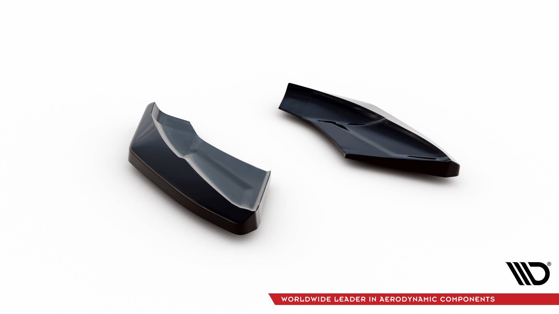 Maxton Design Heck Ansatz Flaps Diffusor passend für Audi TT S 8S Facelift schwarz Hochglanz
