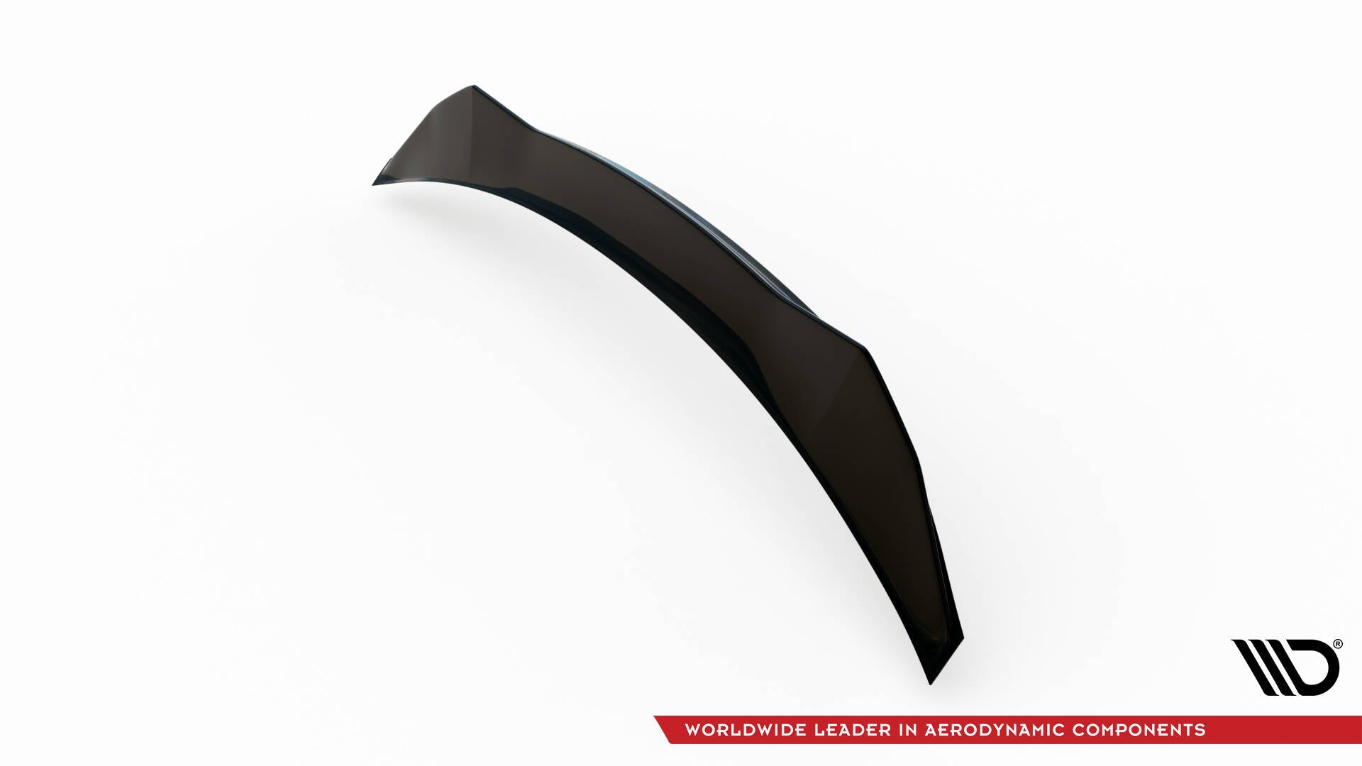 Maxton Design Niedriger Spoiler CAP 3D passend für Lexus RX F-Sport Mk4 Facelift schwarz Hochglanz