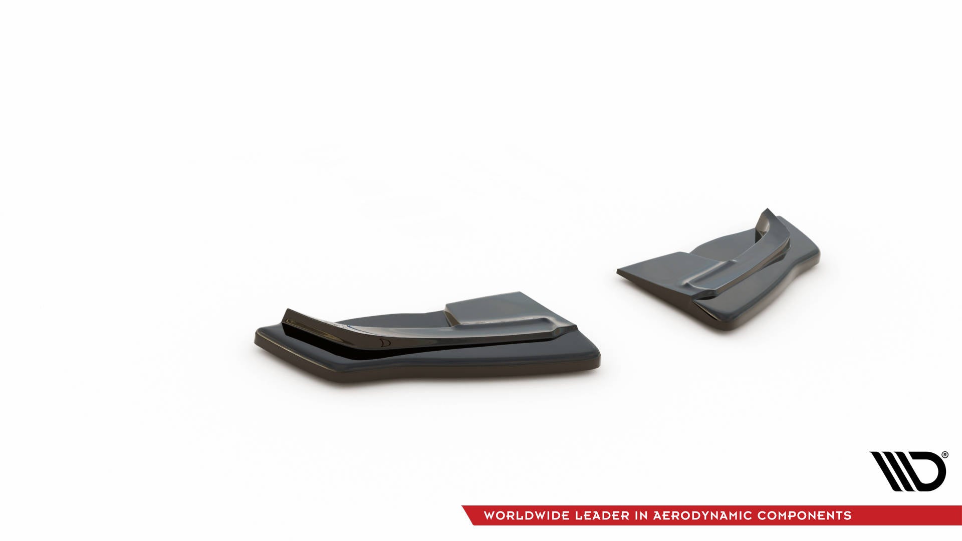 Maxton Design Heck Ansatz Flaps Diffusor passend für RENAULT CLIO III RS schwarz Hochglanz