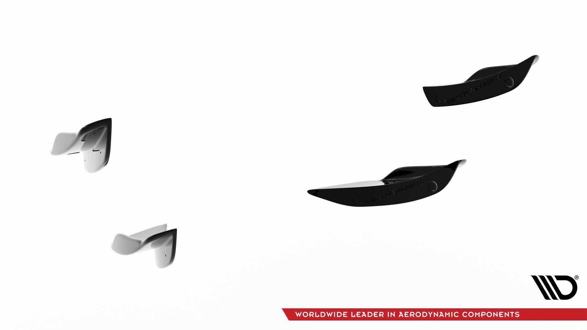 Maxton Design Stoßstangen Flaps Wings vorne Canards passend für VW Jetta GLI Mk7