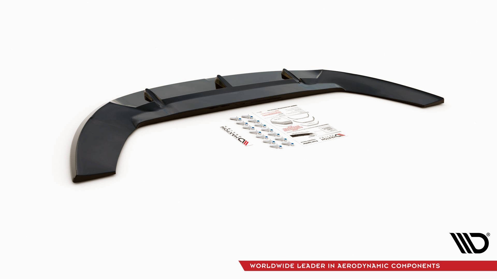 Maxton Design Frontdiffusor Abarth Punto Evo schwarz Hochglanz für Abarth Punto Evo