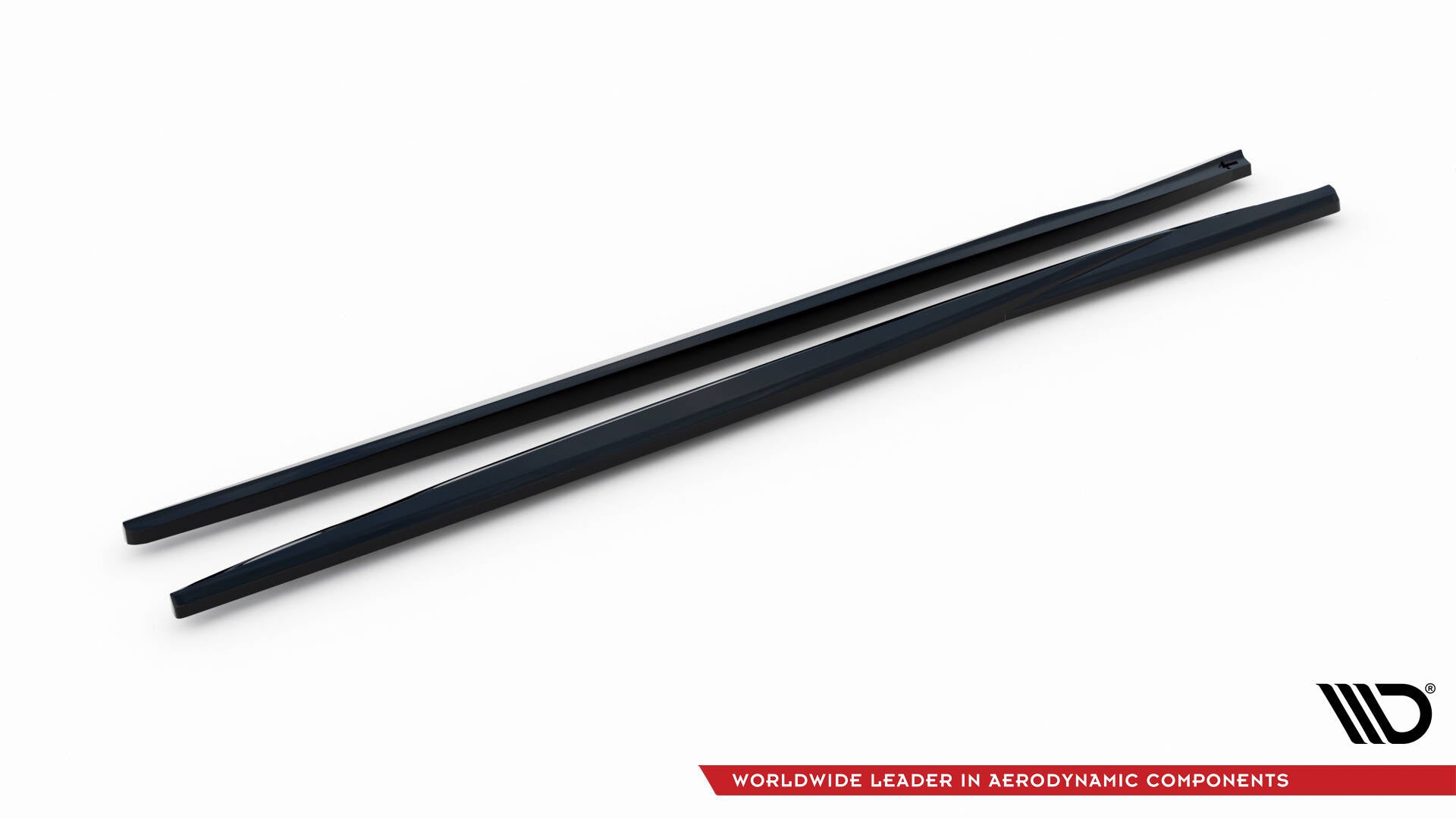 Maxton Design Street+ Seitenschweller Leisten passend für VW Scirocco Mk3 Facelift schwarz Hochglanz