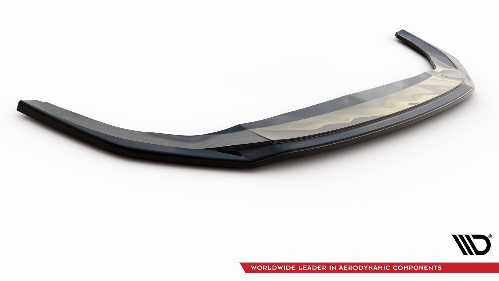 Maxton Design Street+ Spoilerlippe Front Ansatz V.4 passend für VW Golf GTI / GTE / GTD / R-Line Mk8 schwarz Hochglanz