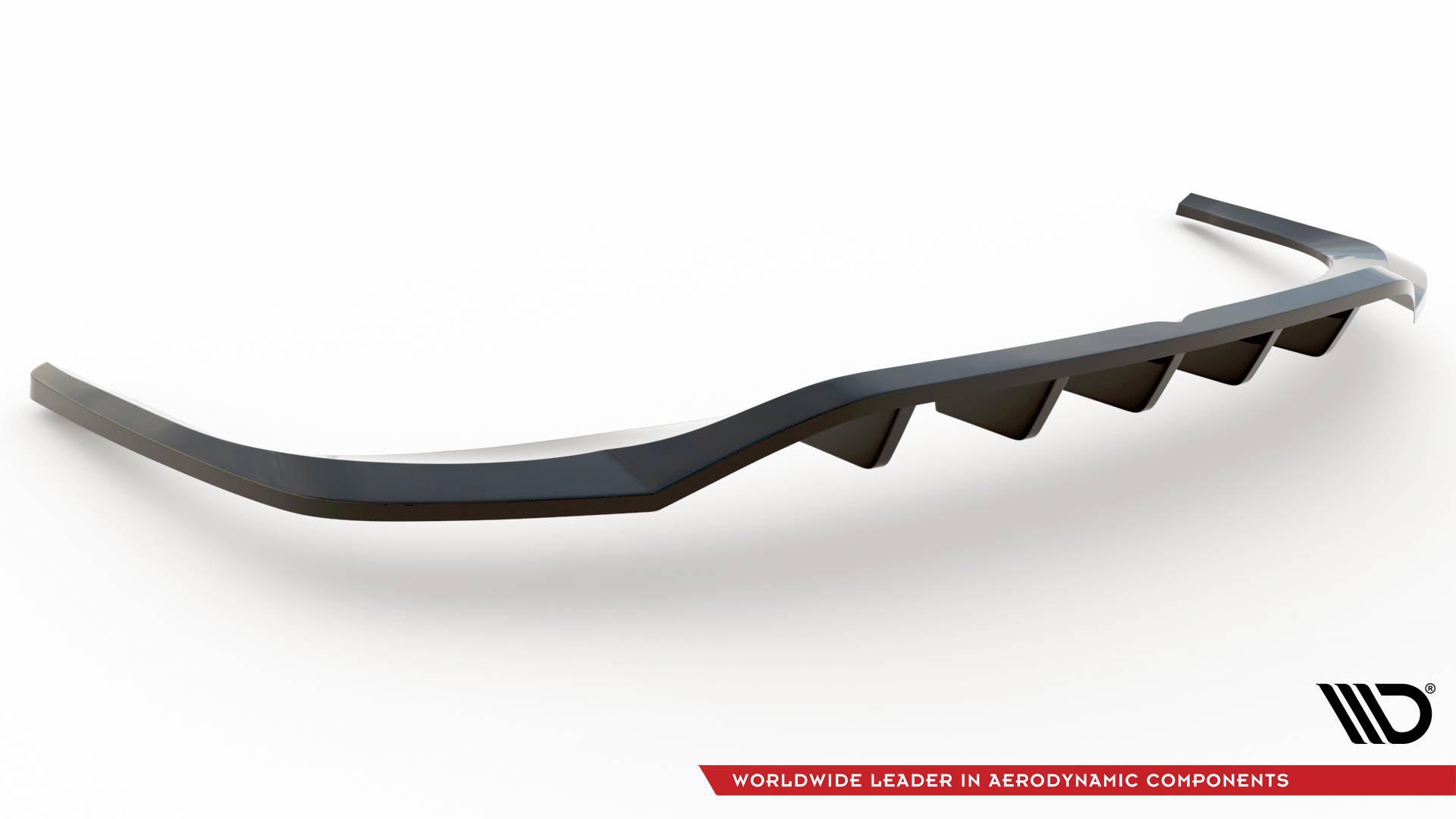 Maxton Design Street+ Mittlerer Diffusor RACE passend für Bentley Continental GT Coupe Mk3 schwarz Hochglanz