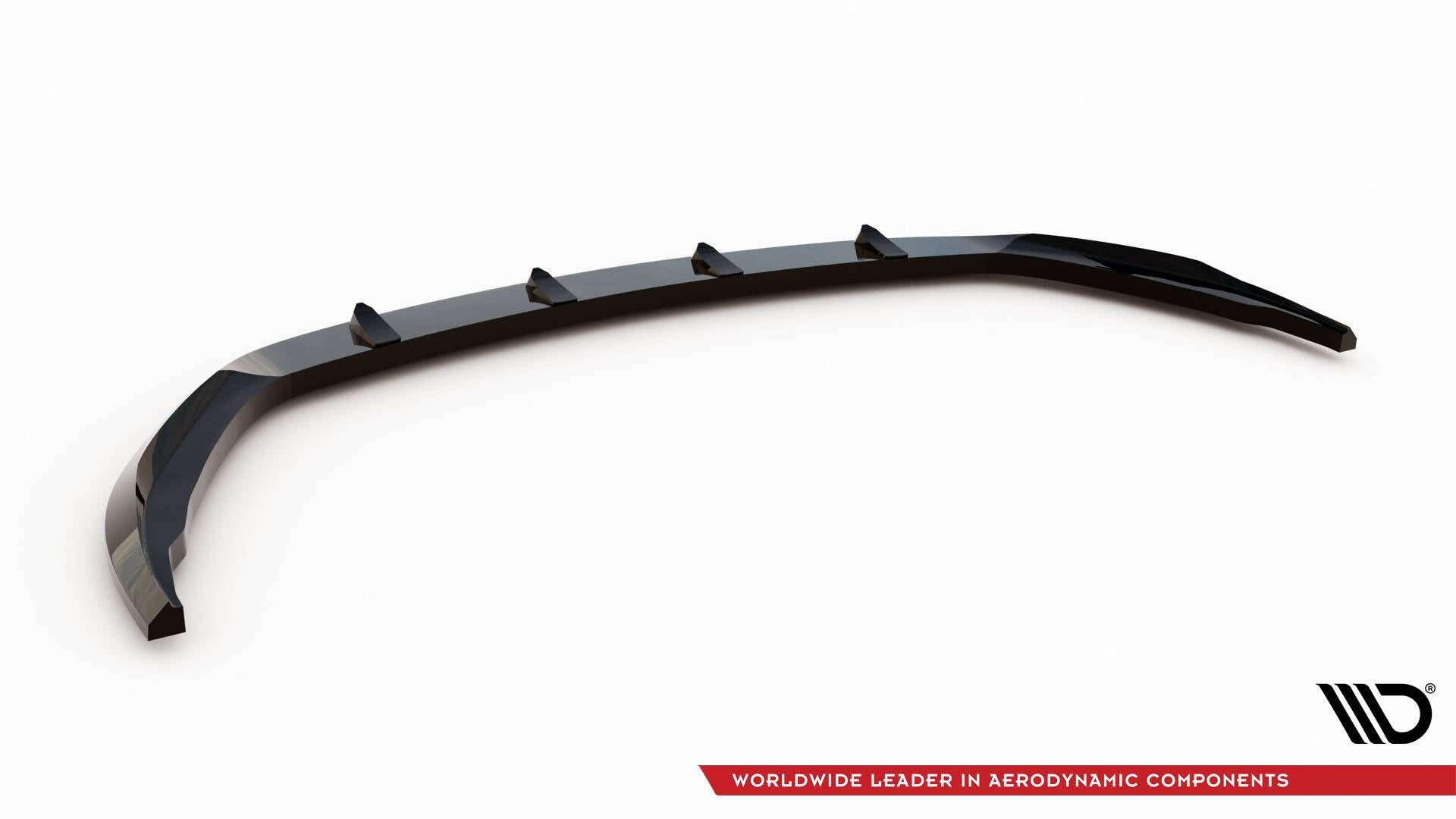 Maxton Design Street+ Spoilerlippe Front Ansatz V.2 passend für Opel Astra L (MK6) schwarz Hochglanz