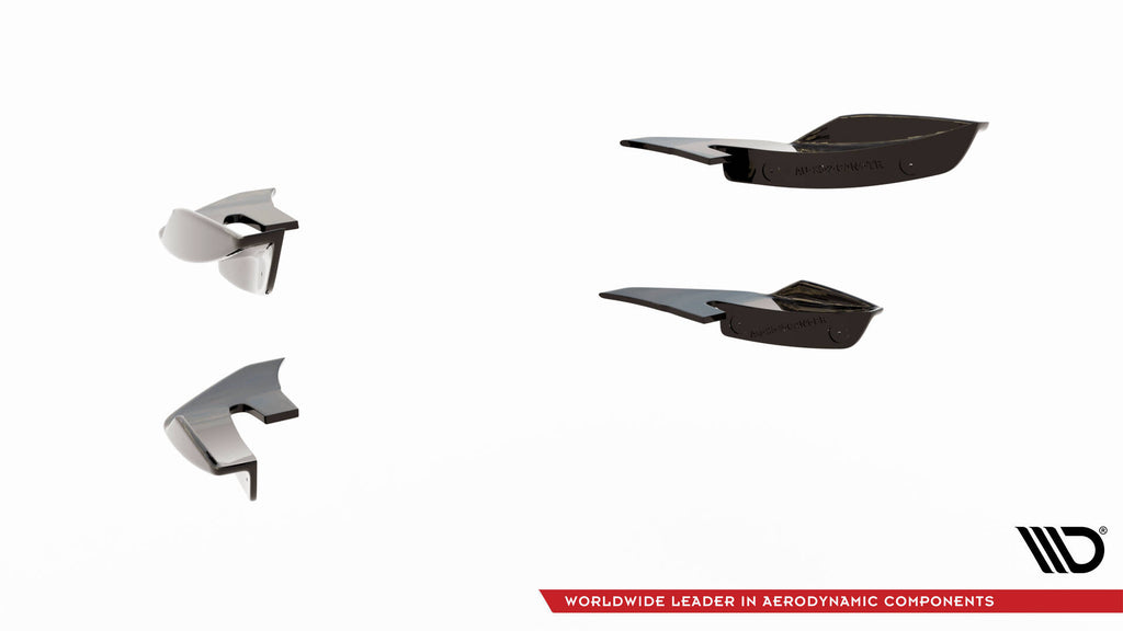 Maxton Design Stoßstangen Flaps Wings vorne Canards passend für Audi S5 / A5 S-Line Coupe / Sportback F5
