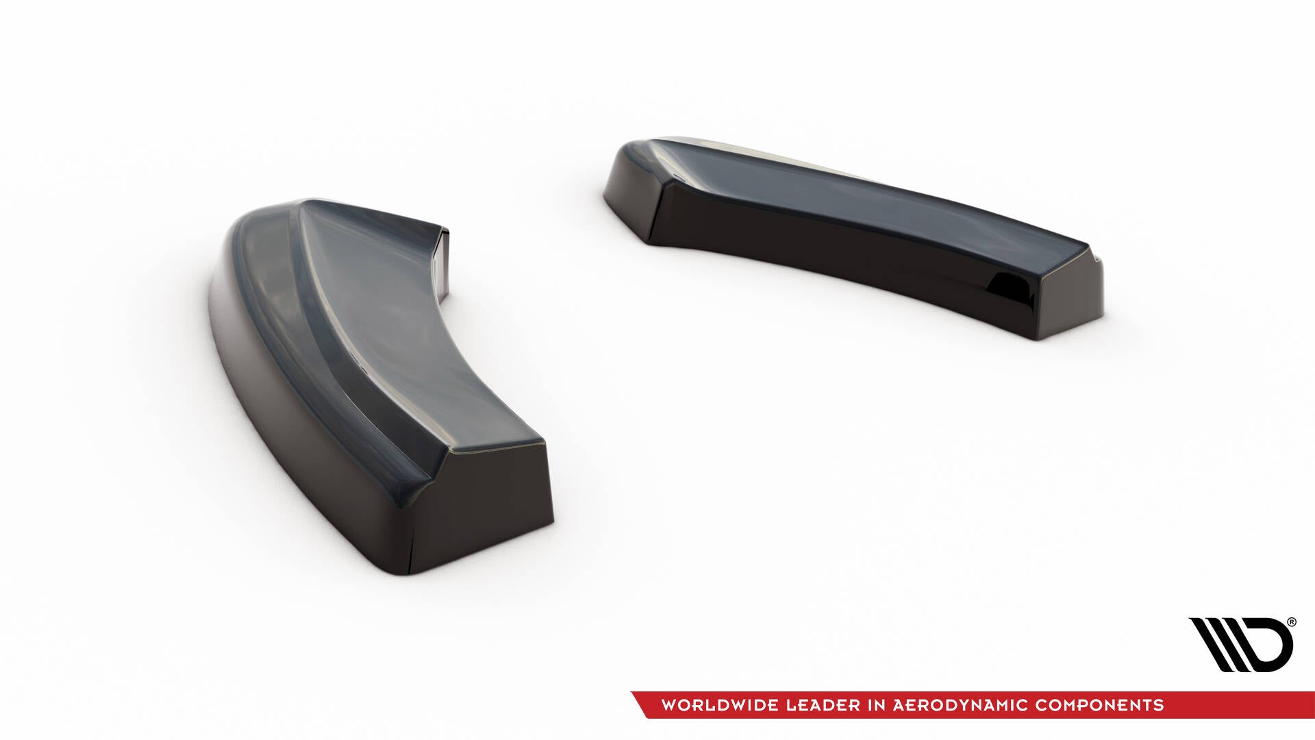 Maxton Design Heck Ansatz Flaps Diffusor passend für VW GOLF 7 GTI FACELIFT schwarz Hochglanz