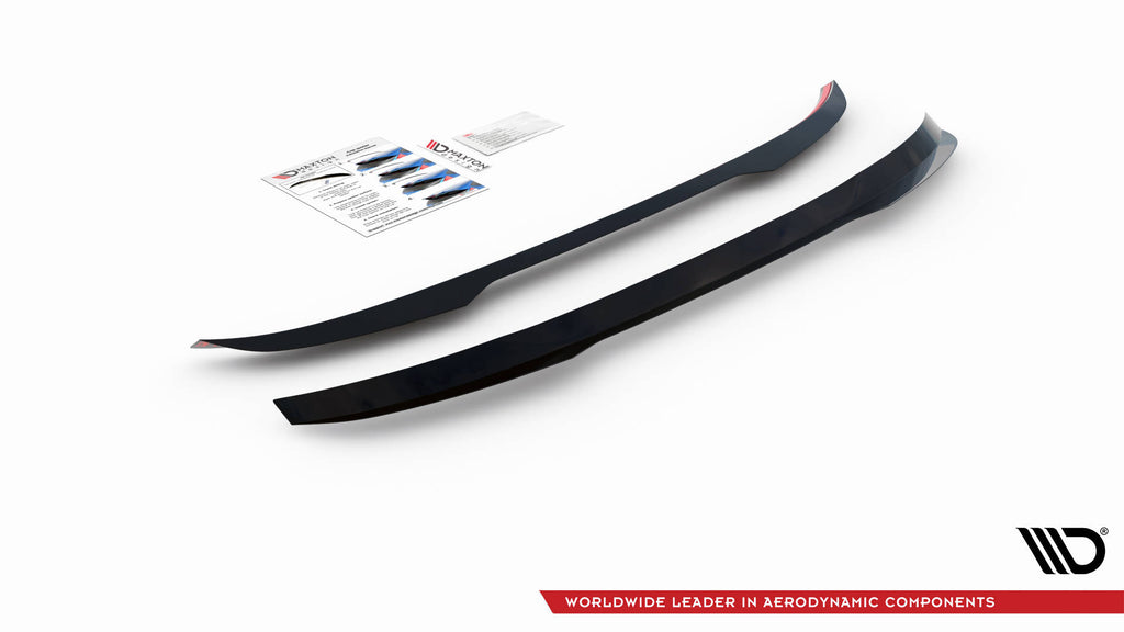 Maxton Design Spoiler CAP passend für Honda Civic Tourer Mk9 schwarz Hochglanz
