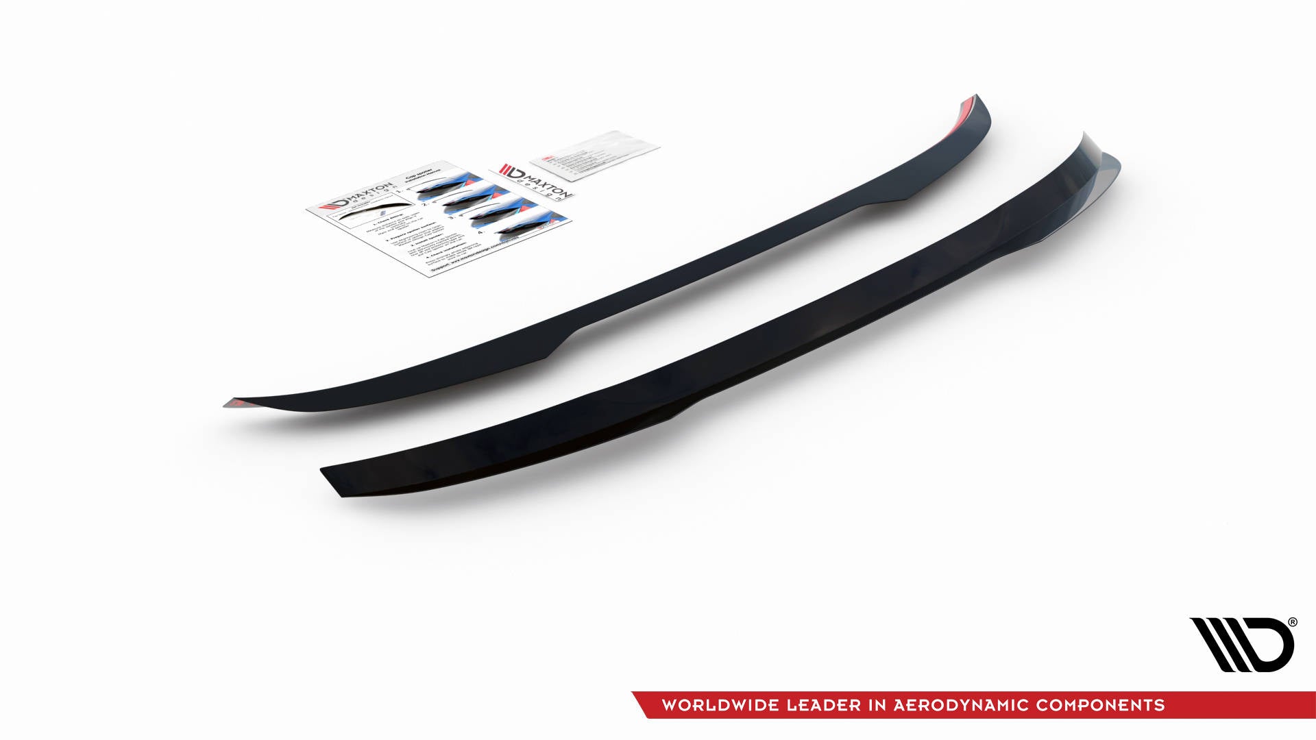 Maxton Design Spoiler CAP passend für Honda Civic Tourer Mk9 schwarz Hochglanz