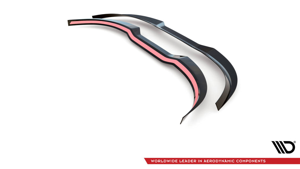 Maxton Design Spoiler CAP passend für Peugeot 208 GTi Mk1 schwarz Hochglanz