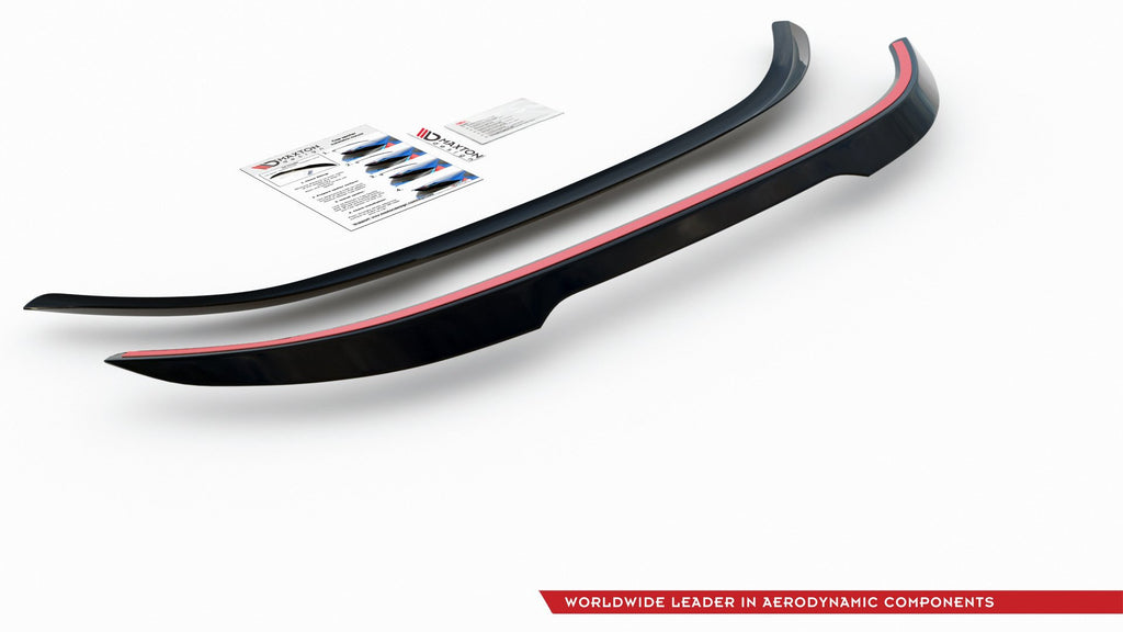 Maxton Design Spoiler CAP passend für BMW 8 Coupe M-Paket G15 schwarz Hochglanz