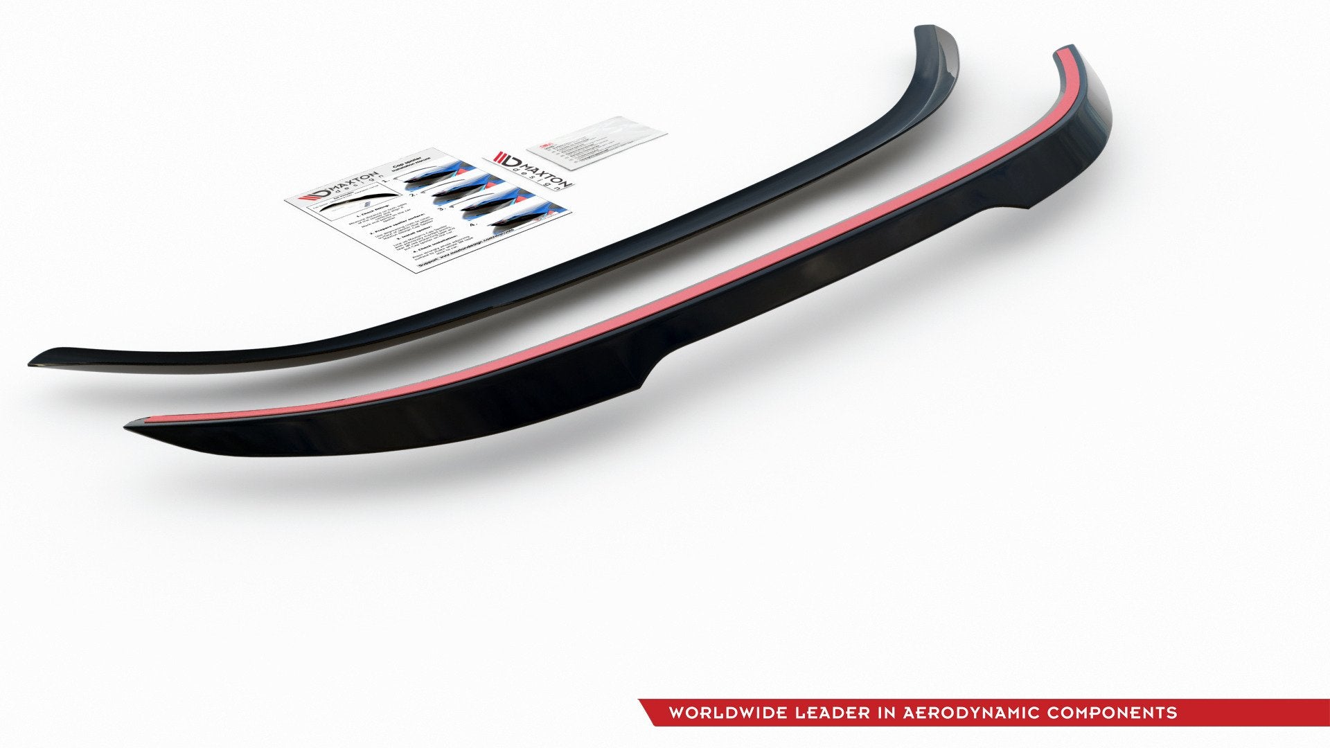 Maxton Design Spoiler CAP passend für BMW 8 Coupe M-Paket G15 schwarz Hochglanz