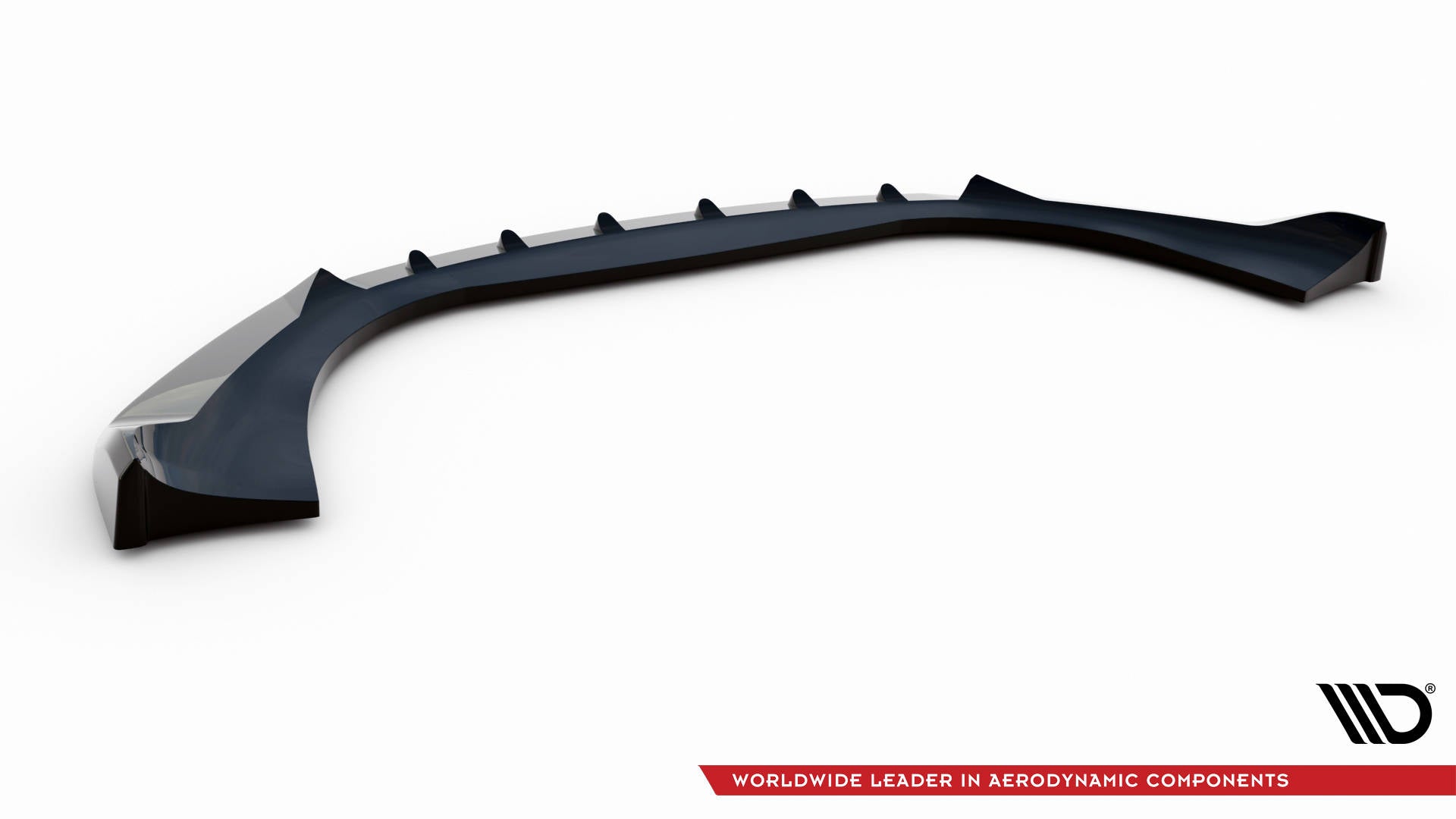 Maxton Design Street+ Spoilerlippe Front Ansatz V.2 passend für Porsche Macan Mk1 schwarz Hochglanz