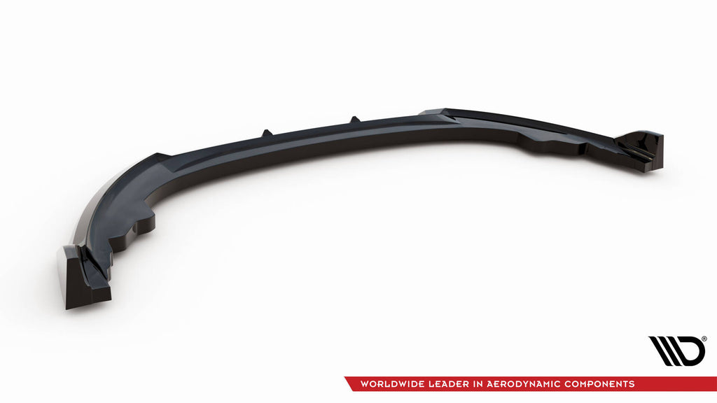 Maxton Design Street+ Spoilerlippe Front Ansatz V.3 passend für Toyota GR86 Mk1 schwarz Hochglanz