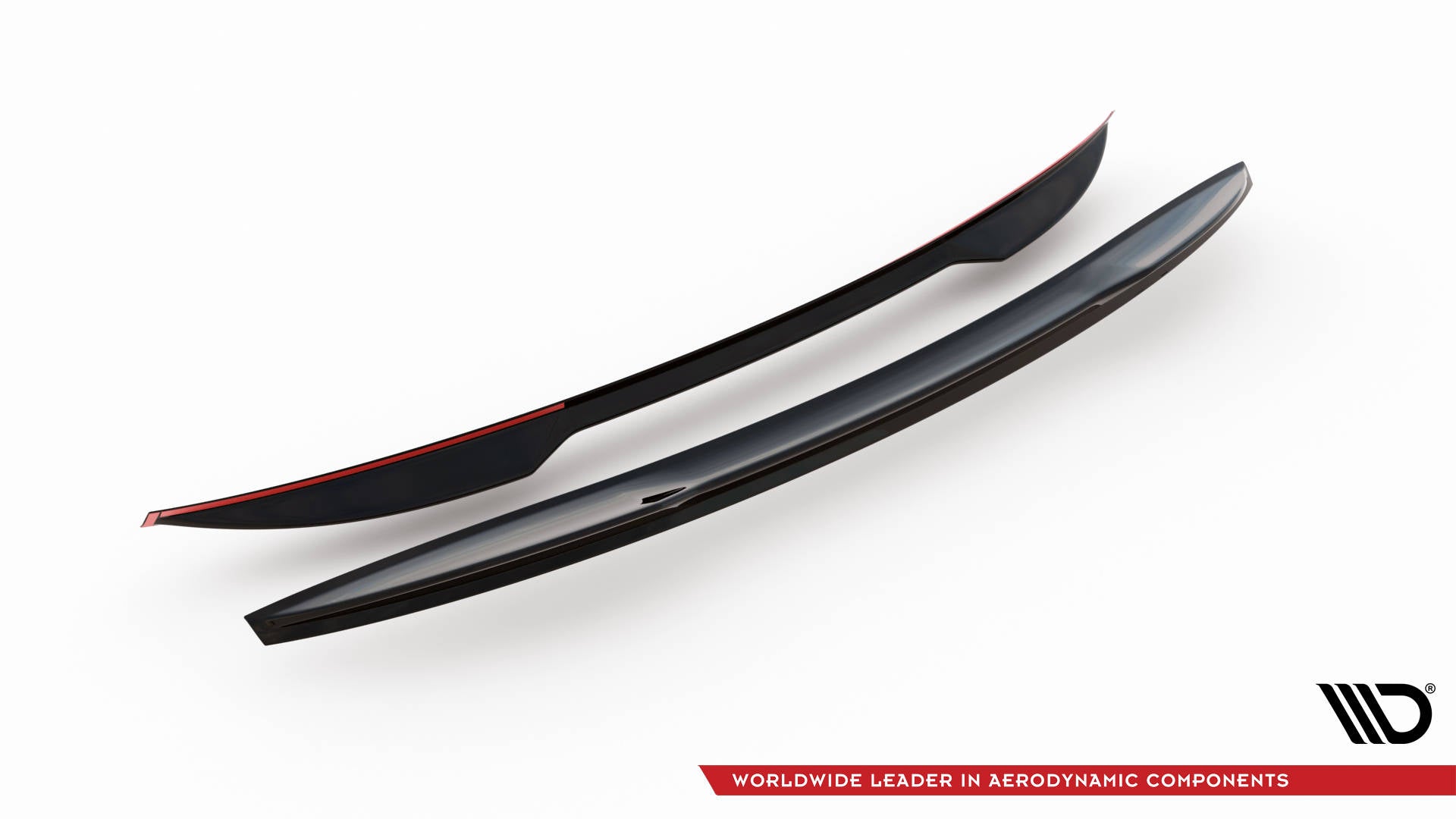 Maxton Design Spoiler CAP 3D passend für Audi S8 / A8 S-Line D5 Facelift schwarz Hochglanz