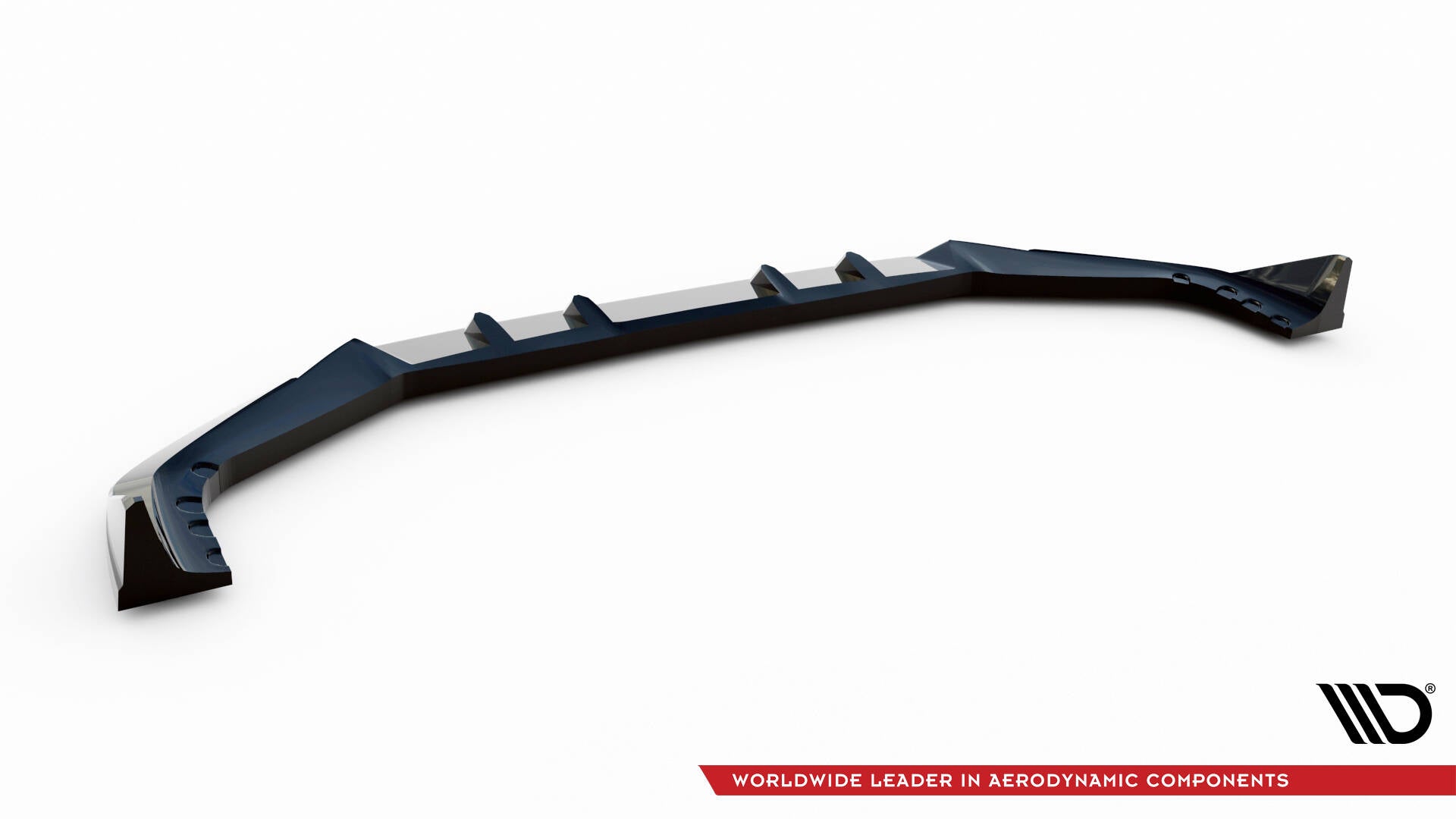 Maxton Design Street+ Spoilerlippe Front Ansatz V.2 passend für BMW X5 M F95 Facelift schwarz Hochglanz