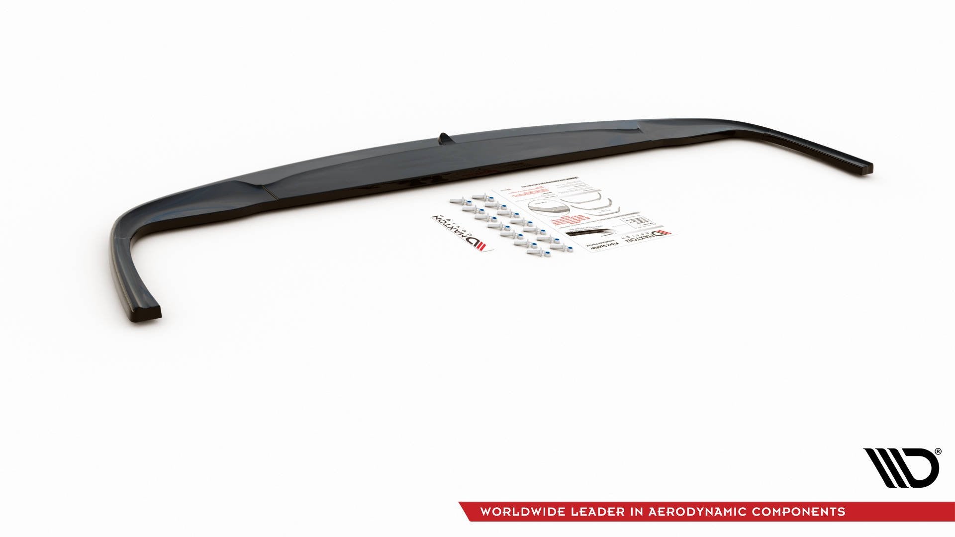 Maxton Design Street+ Spoilerlippe Front Ansatz passend für Seite + Street+ Spoilerlippe Front Ansatz passend für BMW M5 / 5 M-Paket E39 schwarz Hochglanz