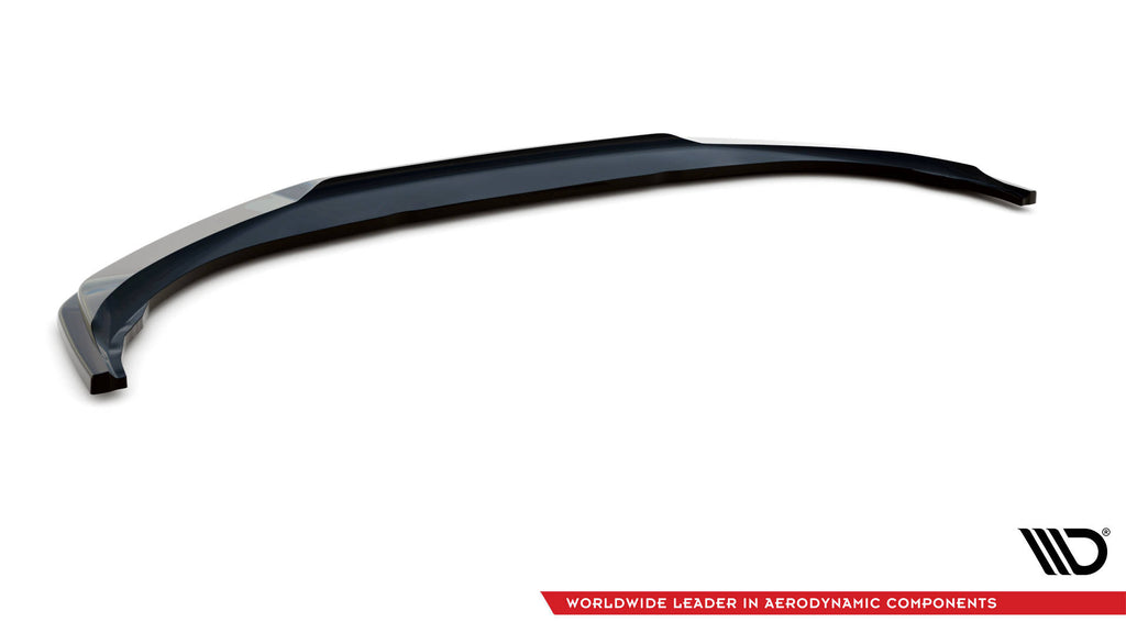 Maxton Design Street+ Spoilerlippe Front Ansatz V.2 passend für Ford Mustang Mach-E Mk1 schwarz Hochglanz