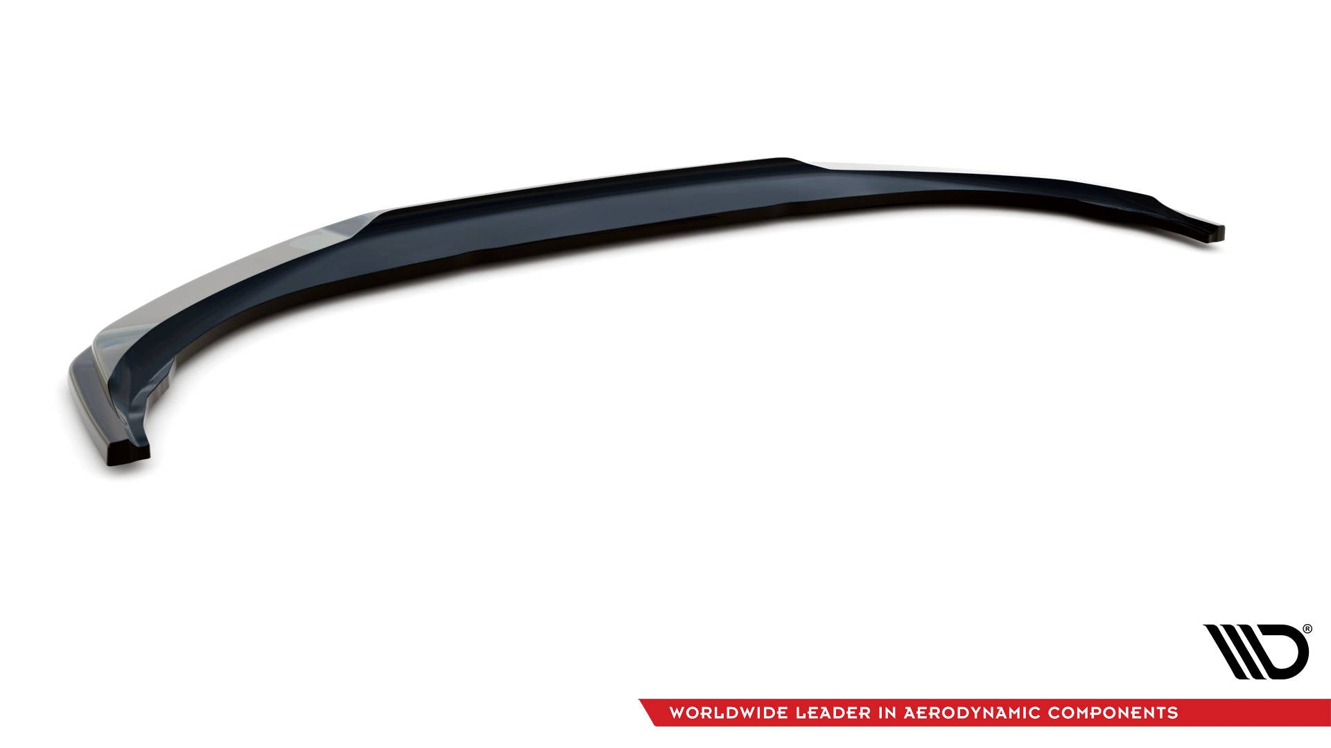Maxton Design Street+ Spoilerlippe Front Ansatz V.2 passend für Ford Mustang Mach-E Mk1 schwarz Hochglanz