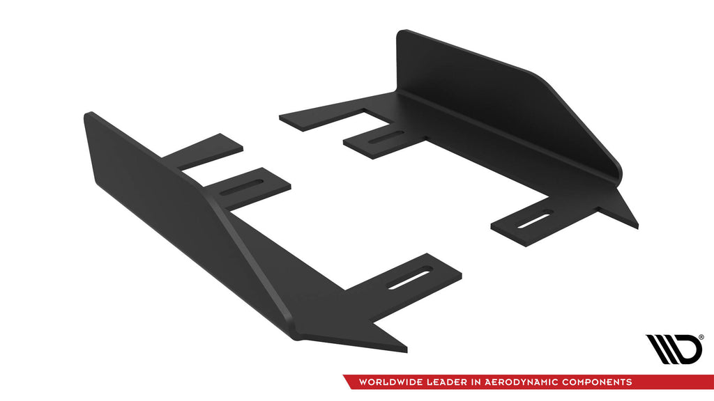 Maxton Design Seitenschweller Flaps passend für Mercedes-AMG A35 W177 Facelift schwarz Hochglanz