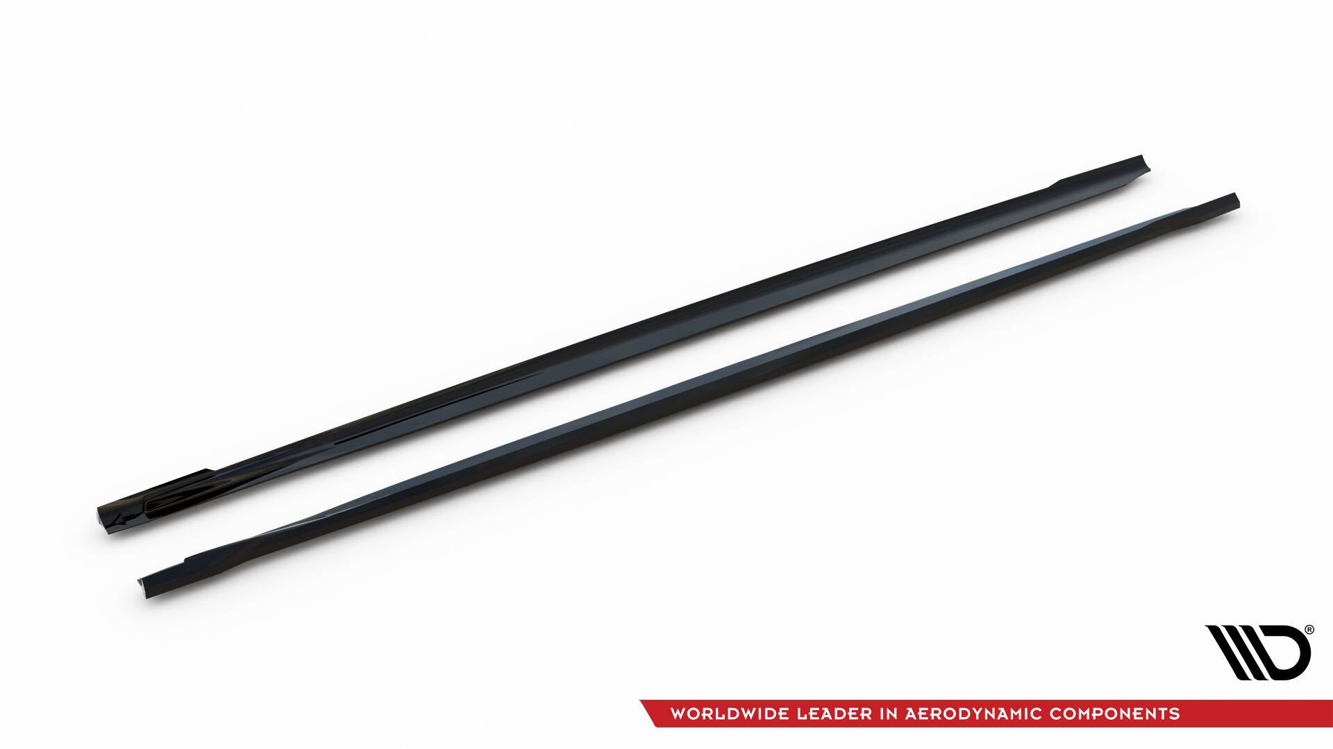 Maxton Design Street+ Seitenschweller Leisten V.2 passend für BMW 7 M-Paket G11 schwarz Hochglanz
