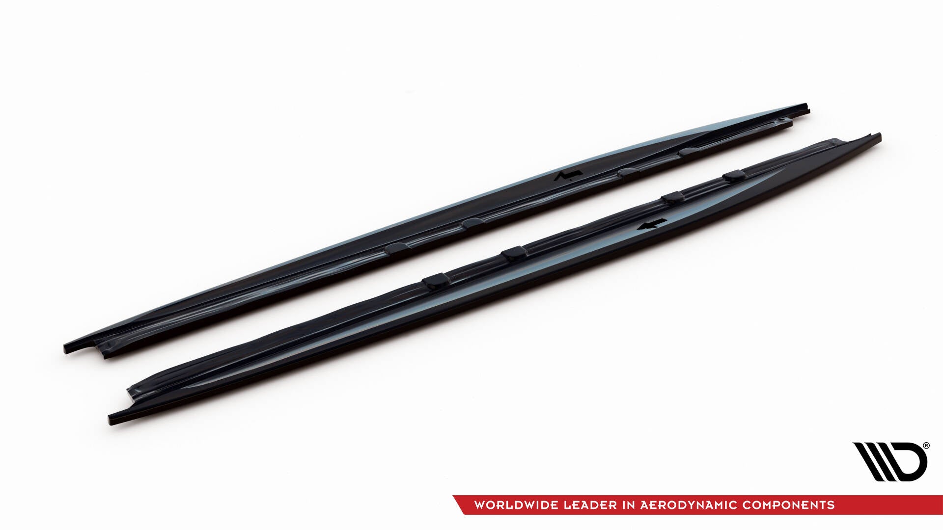 Maxton Design Street+ Seitenschweller Leisten passend für V.1 passend für Cupra Leon ST / Hatchback Aero Mk1 Facelift schwarz Hochglanz