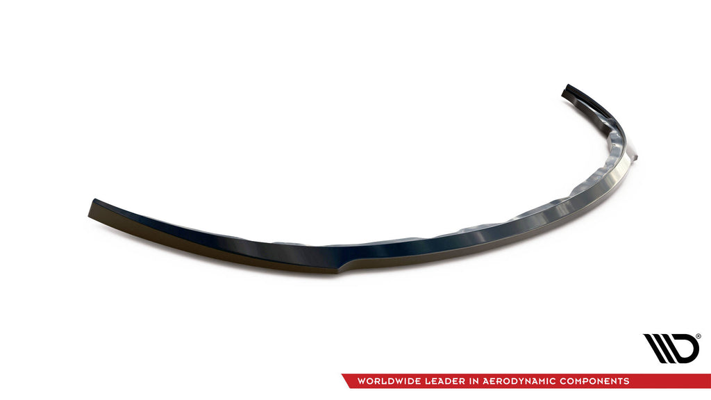Maxton Design Street+ Spoilerlippe Front Ansatz passend für RENAULT CLIO III RS schwarz Hochglanz