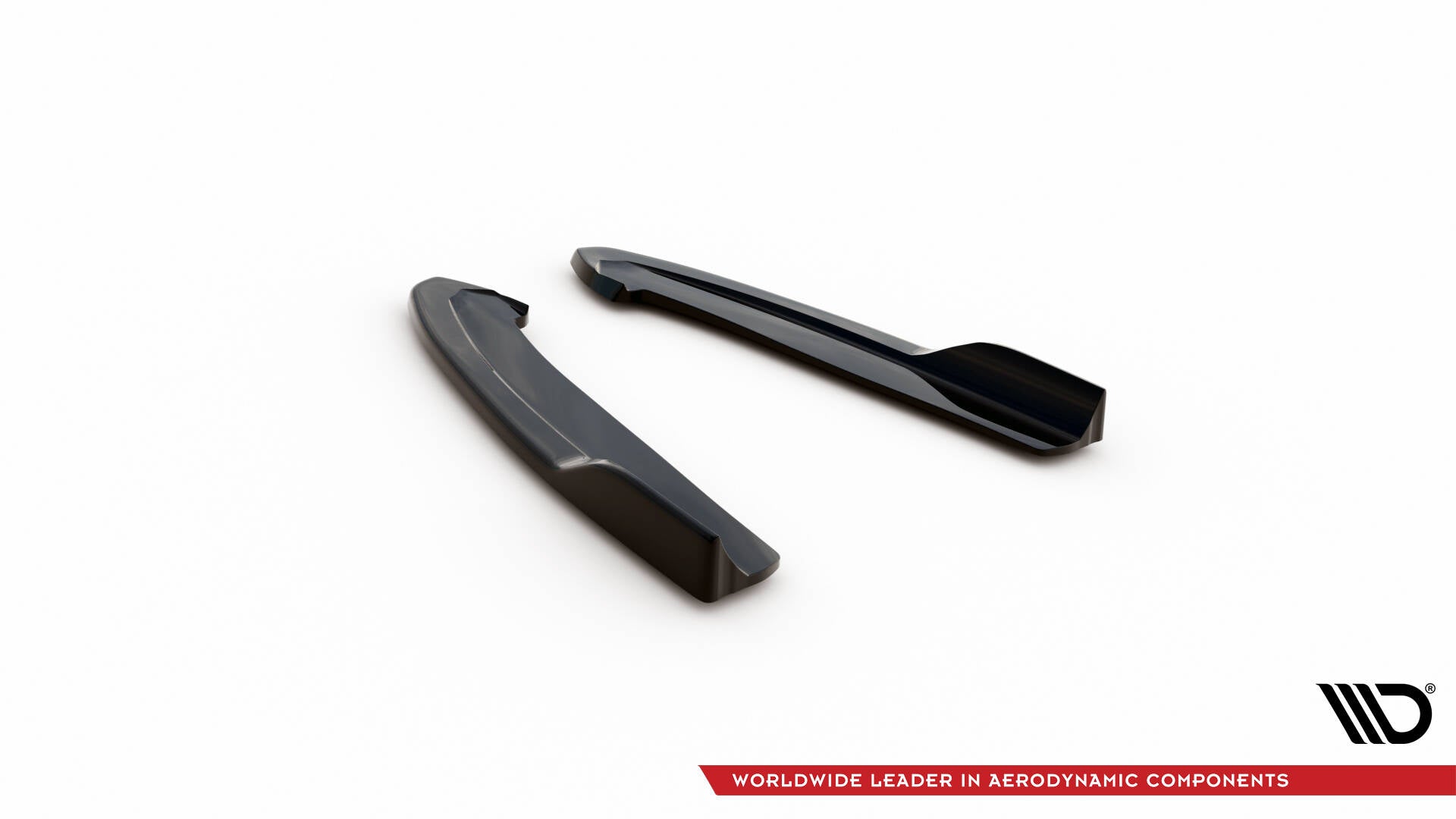 Maxton Design Heck Ansatz Flaps Diffusor V.6 passend für Ford Focus Kombi ST Mk4 schwarz Hochglanz