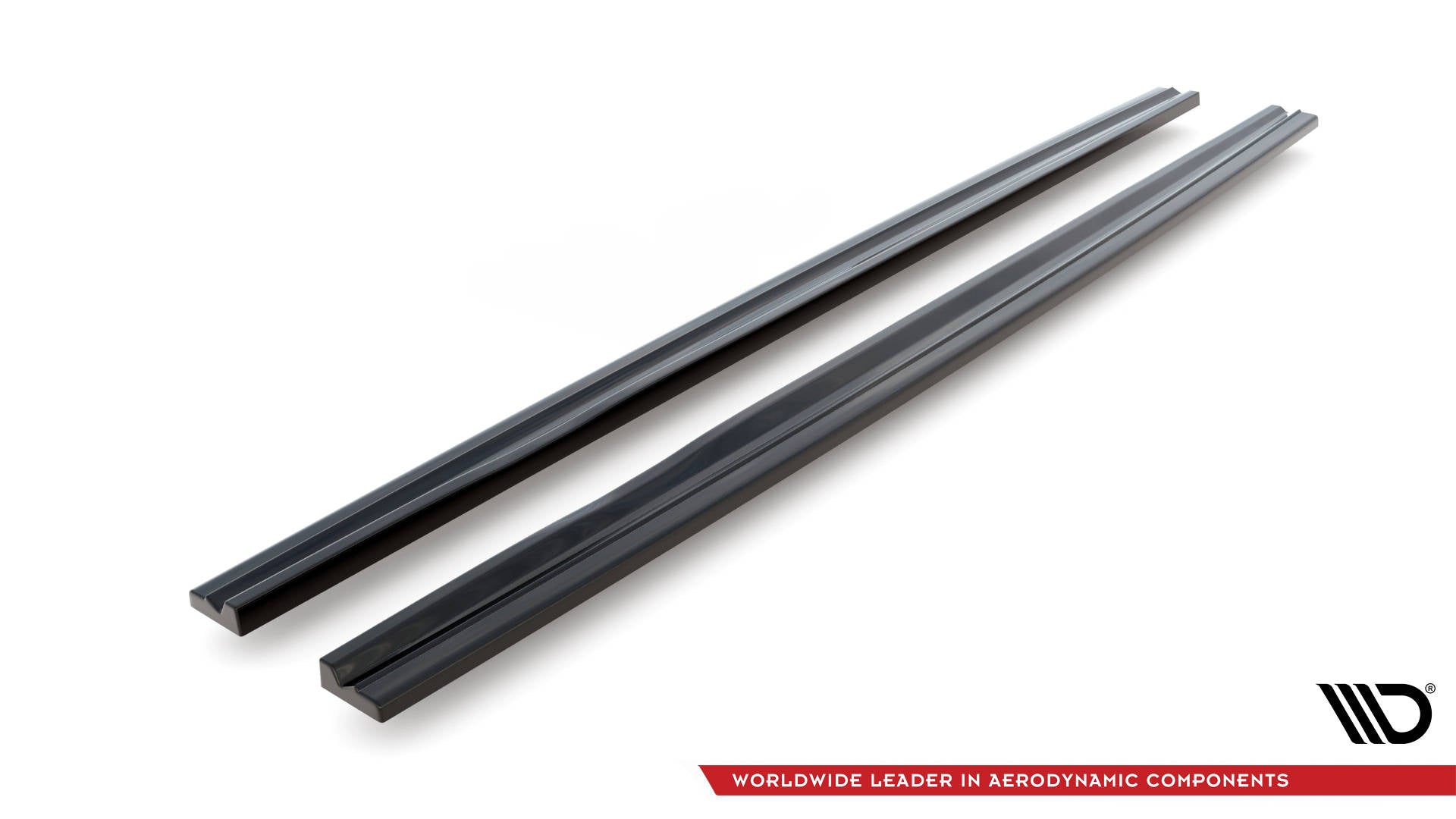 Maxton Design Street+ Seitenschweller Leisten passend für SEAT LEON MK2 CUPRA / FR schwarz Hochglanz