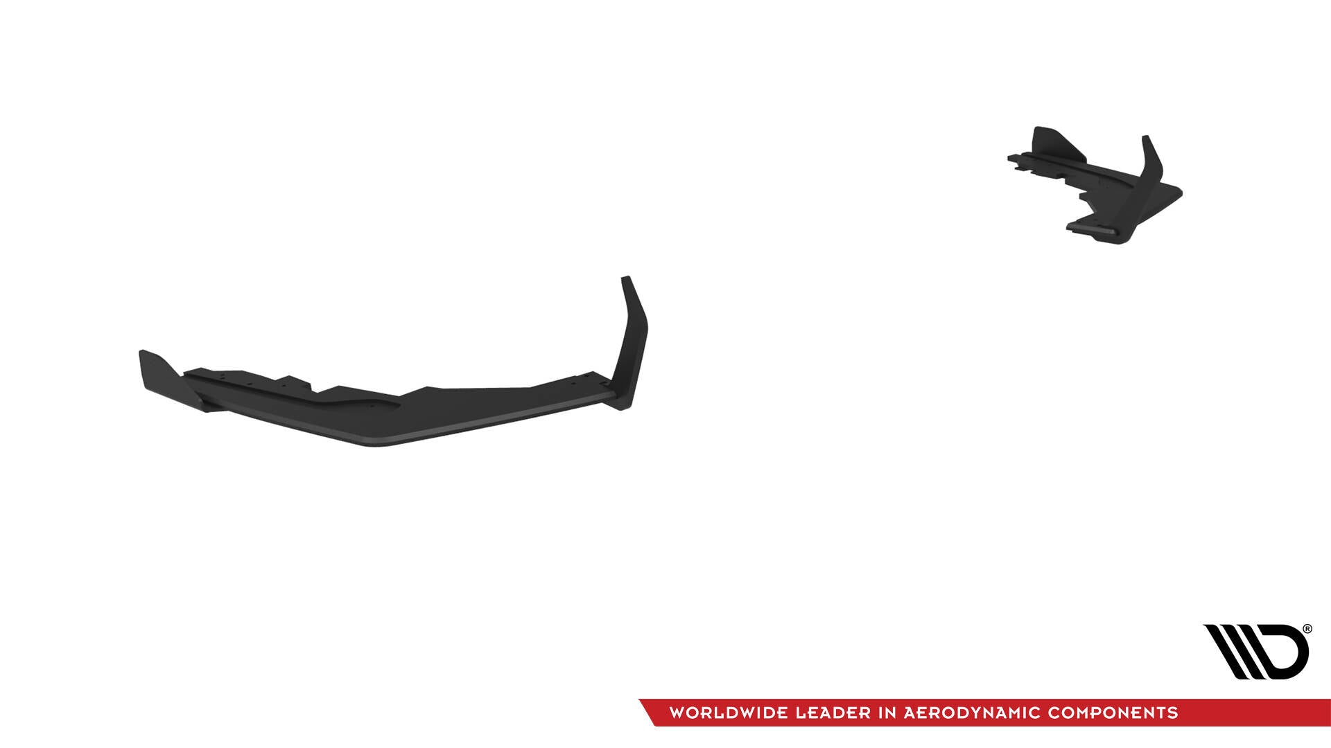 Maxton Design Street Pro Heck Ansatz Flaps Diffusor V.1 + Flaps passend für BMW M2 G87 schwarz Hochglanz