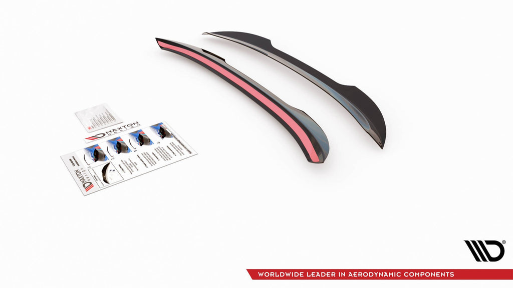 Maxton Design Spoiler CAP V.2 passend für Alfa Romeo Giulietta schwarz Hochglanz