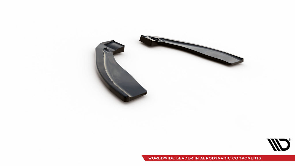 Maxton Design Heck Ansatz Flaps Diffusor passend für BMW X6 M F86 schwarz Hochglanz