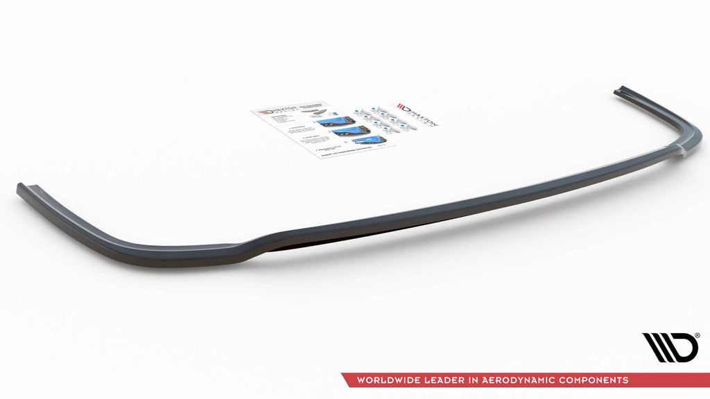 Maxton Design Heckansatz VW Caddy Mk5 / Ford Transit Connect Mk3 schwarz Hochglanz für Volkswagen Caddy Mk5