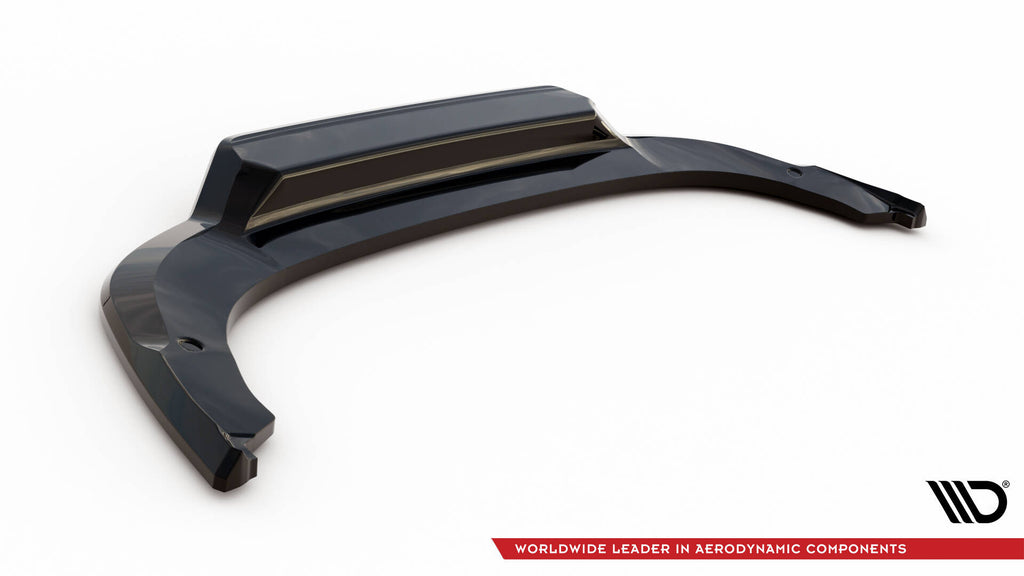 Maxton Design Street+ Mittlerer Diffusor RACE passend für Skoda Kodiaq Sportline Mk1 / Mk1 Facelift schwarz Hochglanz