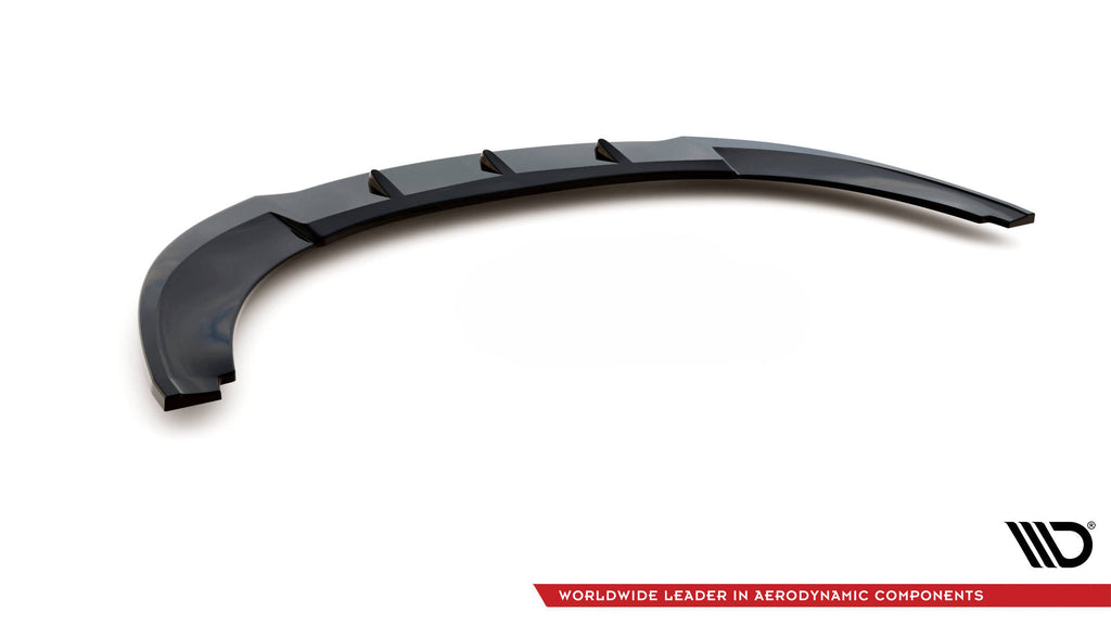 Maxton Design Street+ Spoilerlippe Front Ansatz passend für SEAT LEON MK2 CUPRA FR (vor Facelift) schwarz Hochglanz