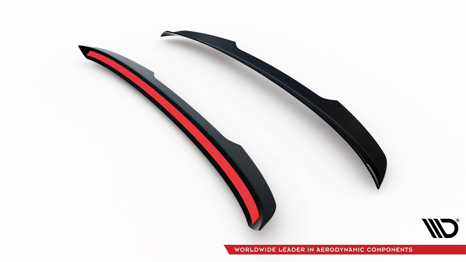 Maxton Design Spoiler CAP passend für Audi A4 S-Line / S4 Avant B8 Facelift schwarz Hochglanz