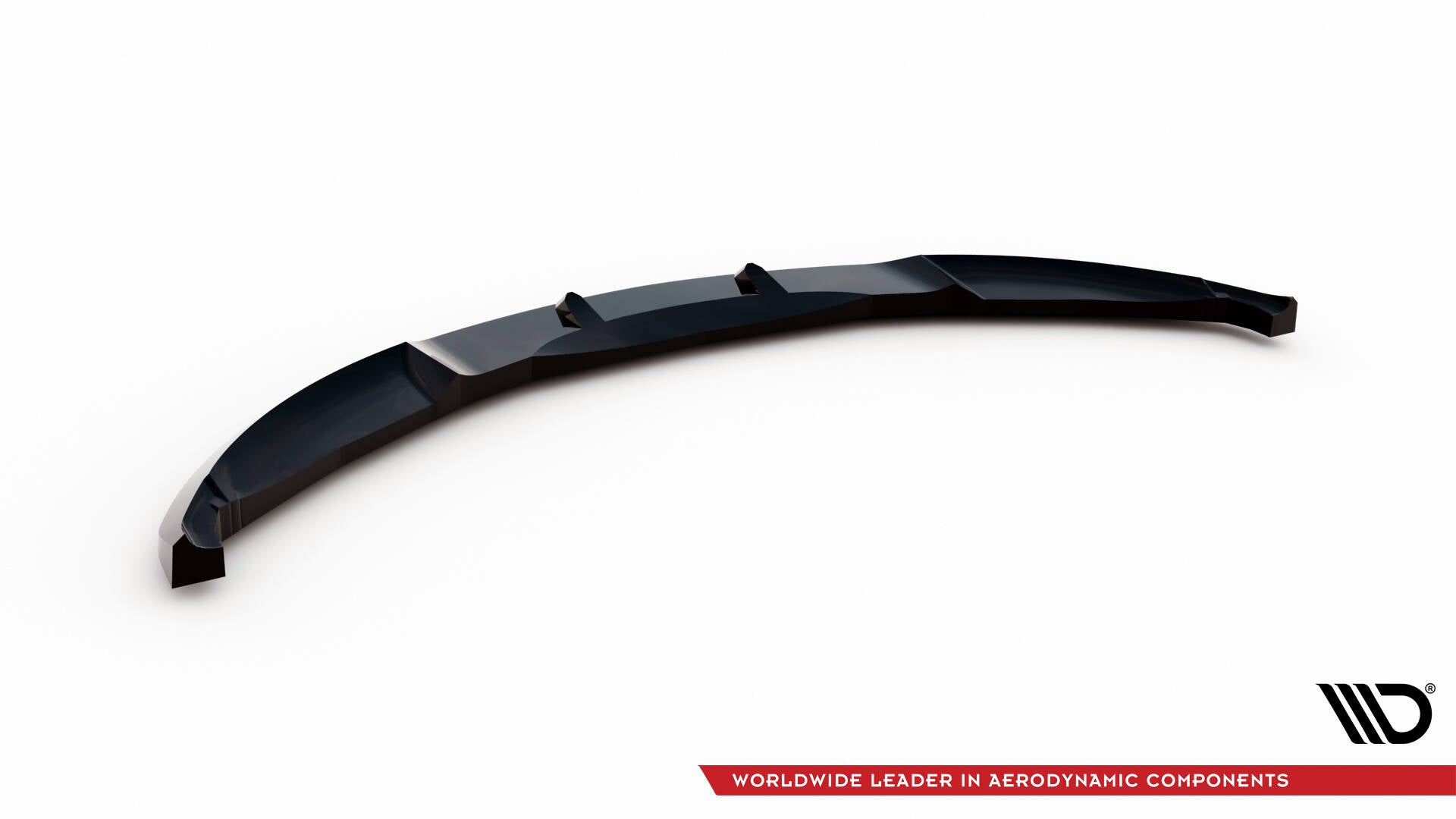 Maxton Design Street+ Spoilerlippe Front Ansatz V.2 passend für BMW 1er M-Paket E82 schwarz Hochglanz