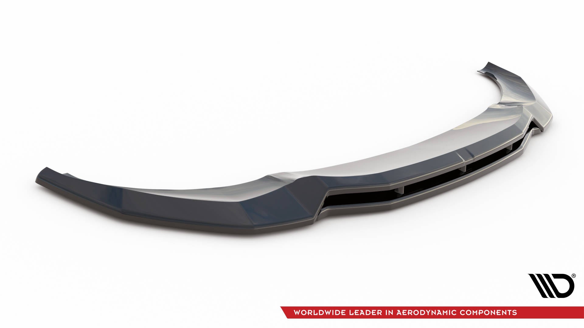 Maxton Design Street+ Spoilerlippe Front Ansatz V.1 passend für BMW X3 M40d / M40i / M-Paket G01 schwarz Hochglanz